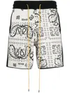 Rhude Banco Knitted Shorts In Black