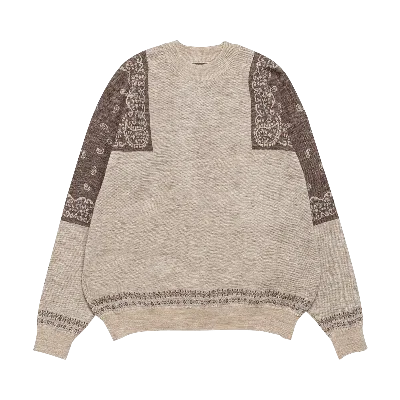 Pre-owned Rhude Bandana Knit Crewneck 'multicolor' In Multi-color