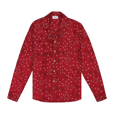 Pre-owned Rhude Bandana Long-sleeve T-shirt 'red' | Men's Size S
