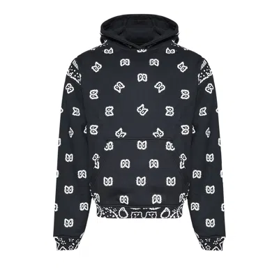 Pre-owned Rhude Bandana Print Hoodie 'vintage Black' | Men's Size Xl