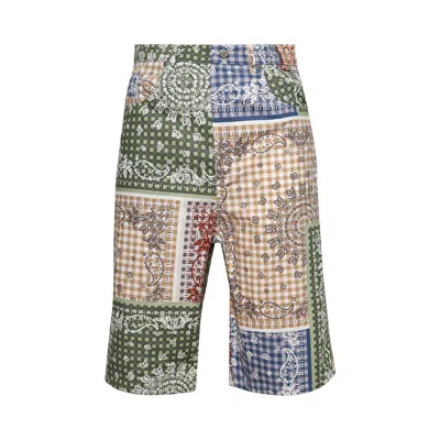 Pre-owned Rhude Bandana Traxedo Baggy Short 'multicolor' | Multi-color | Men's Size Xl