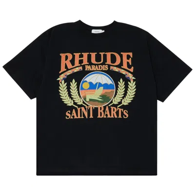 Pre-owned Rhude Beach Chair Tee 'vintage Black' | Men's Size S