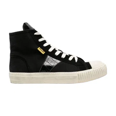 Pre-owned Rhude Bel Airs High 'black Croc'