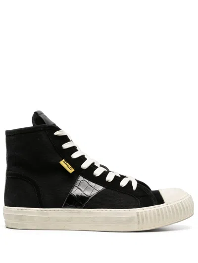 Rhude Bel Airs High-top Sneakers In Black