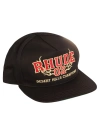 RHUDE BLACK ADJUSTABLE HAT