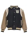 Rhude Logo-embroidered Canvas Bomber Jacket In Black
