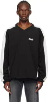 Rhude Man Sweatshirt Black Size Xl Polyester In Black