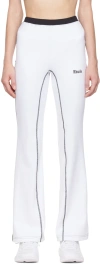 Rhude Black & White Rhider Lounge Pants In 0128 White/black