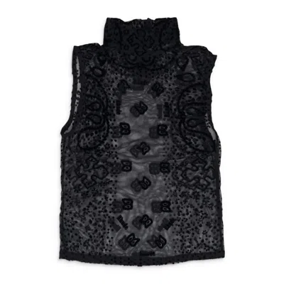 Rhude Black Bandana Mesh Tank