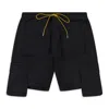 Rhude Drawstring Cargo Shorts In Black