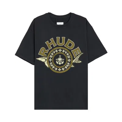 Pre-owned Rhude Black Caviar Tee 'vintage Black' | Men's Size Xxl
