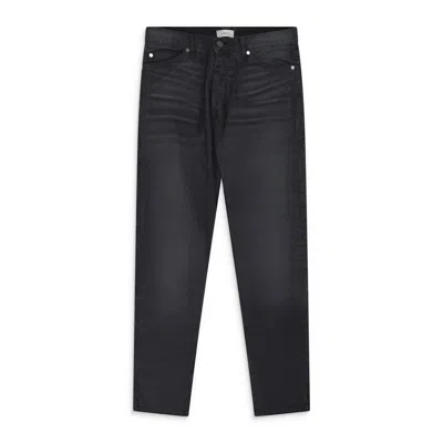 Rhude Black Corduroy Pants In Blue