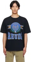 Rhude Cotswold Crest Graphic Print T-shirt In Black