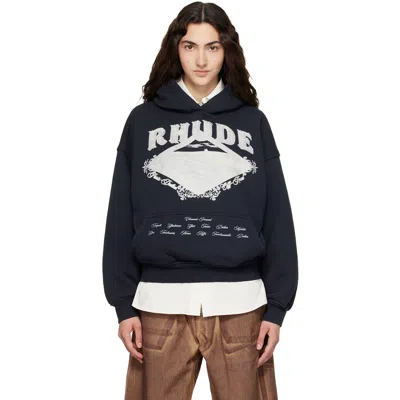 Rhude Black Dakar Convoy Hoodie