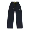 Rhude Black Drawstring Sweatpants In Blue
