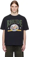 Rhude Rhode T-shirt In Vtg Black