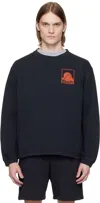 Rhude Black Moonlight Badge Ls T-shirt In Vtg Black