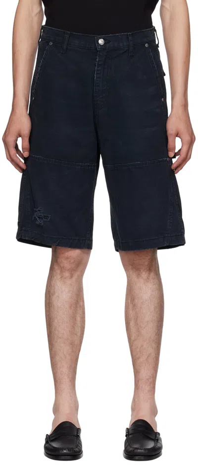 Rhude Black Painter Shorts