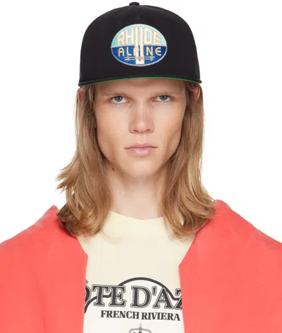 Rhude Black ' Alpine' Cap