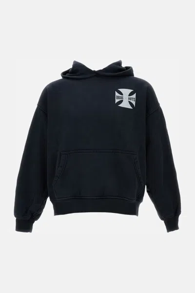 Rhude Boys Hoodie In Black