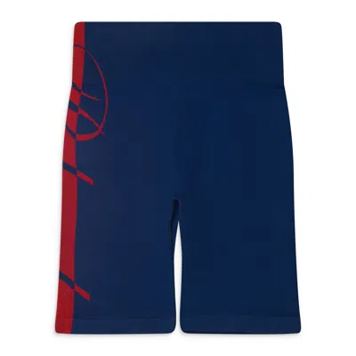 Rhude Blue Core Techknit Biker Shorts