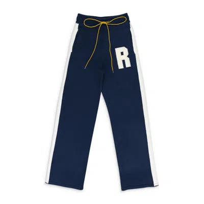 Rhude Blue Lightning Knit Sweatpants