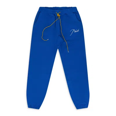Rhude Blue Script Logo Terry Sweatpants