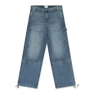 Rhude Blue Wabash Denim Reza Double Knee Jeans