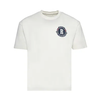 Pre-owned Rhude Bordeaux Wine Tee 'vintage White'