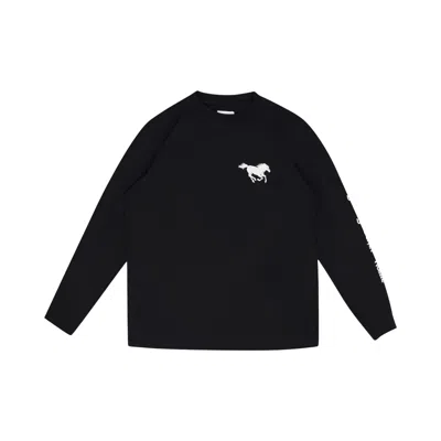 Pre-owned Rhude Bowl Long-sleeve T-shirt 'black' | Men's Size L