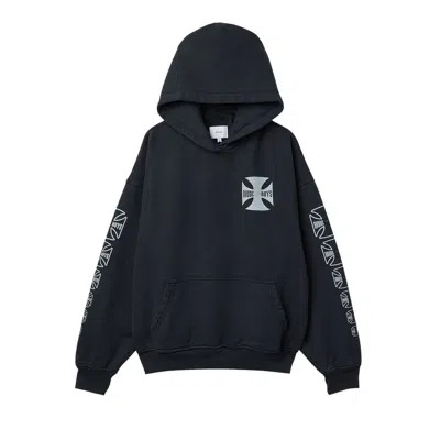 Pre-owned Rhude Boys Hoodie 'vintage Black' | Men's Size Xxl