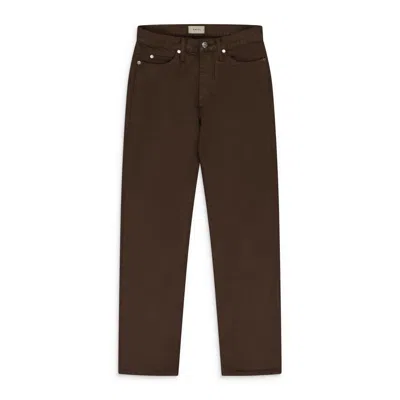 Rhude Brown Classic Denim Straight-fit Jeans