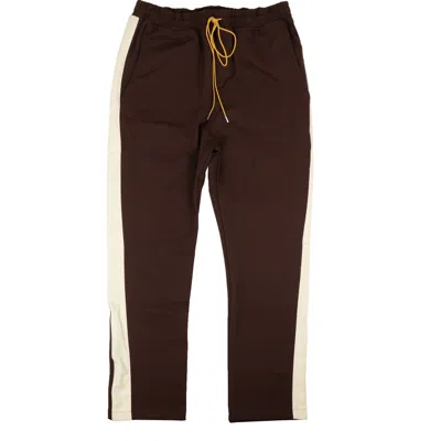 Rhude Brown Rayon Boys Traxedo Joggers Pants