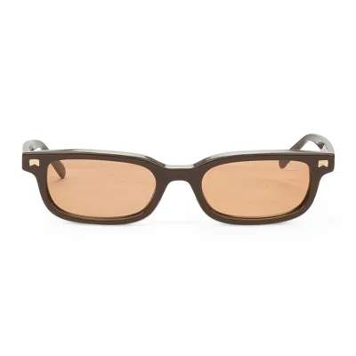Rhude Tobac Frames Sunglasses In Brown