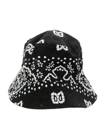 Pre-owned Rhude Bucket Hat In Black