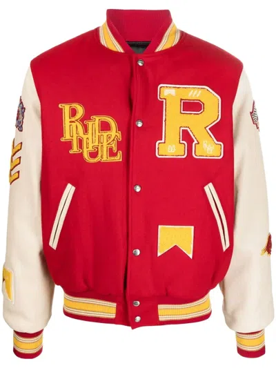 Rhude Red Bull Varsity Bomber