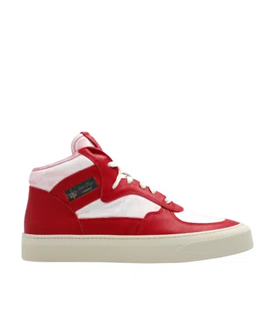 Rhude Cabriolets Hi-top Sneakers In Red