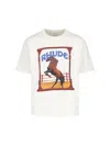 Rhude Graphic Frame Cotton T-shirt With Vintage Wash
