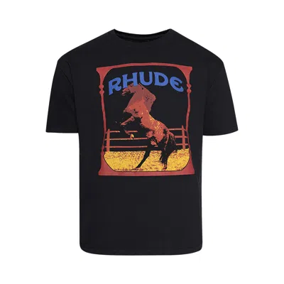 Pre-owned Rhude Cadre Tee 'vintage Black' | Men's Size S