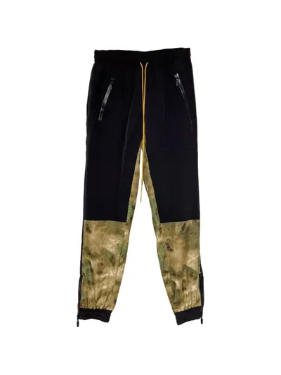 Rhude Camo Panel Track Pants In Multi