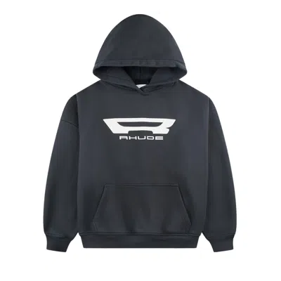 Pre-owned Rhude Campione Hoodie 'vintage Black' | Men's Size S