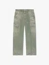Rhude Canvas Cargo Pants In Sage Green