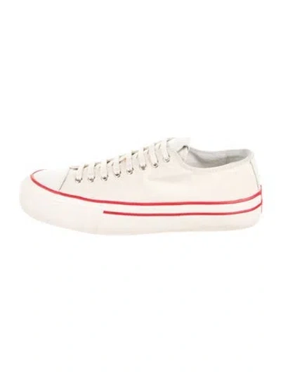 Pre-owned Rhude Canvas Printed Sneakers In Neutral