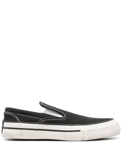 RHUDE CANVAS SLIP-ON SNEAKERS