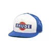 Rhude Cap In White/blue
