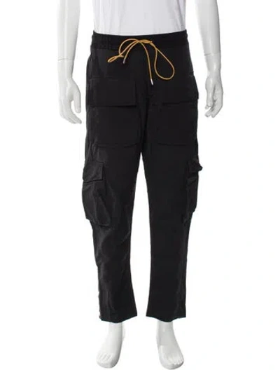 Pre-owned Rhude Cargo Pants In Black