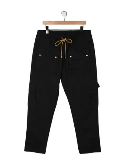 Pre-owned Rhude Cargo Pants In Black