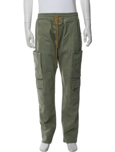 Pre-owned Rhude Cargo Pants In Green