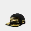 Rhude 1st Place Cap -  - Nylon - Black In Black