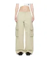 Rhude Beige Faded Cargo Pants In Nude